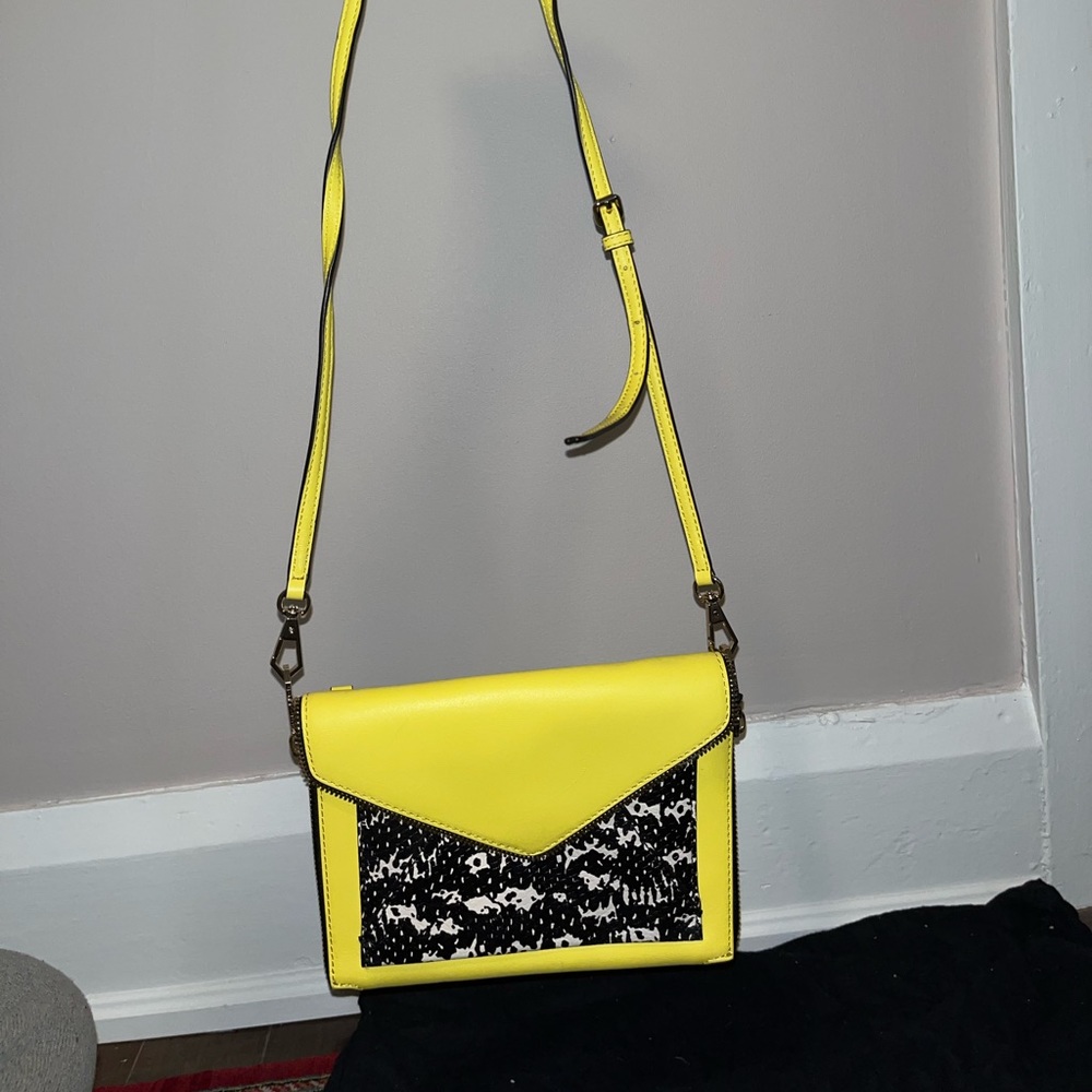 Yellow crossbody Rebecca Minkoff bag